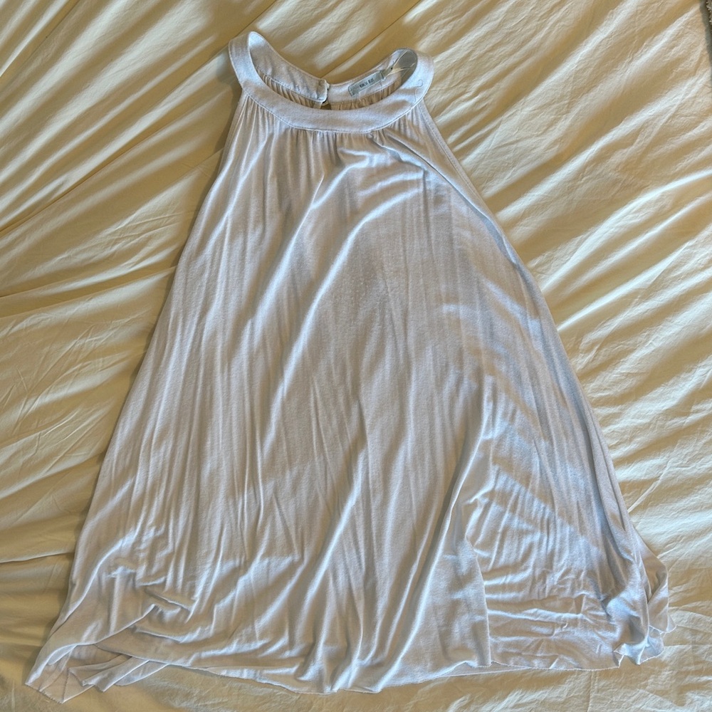 Kimchi Blue White Flowy Tank Top